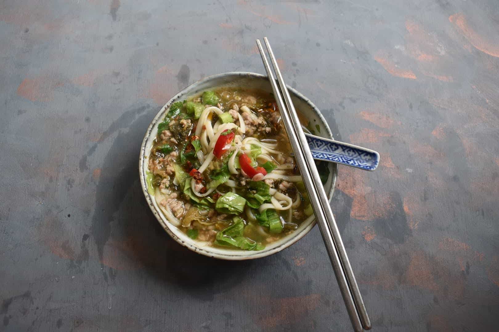 Vegan noodle soup recipe - Makergardener